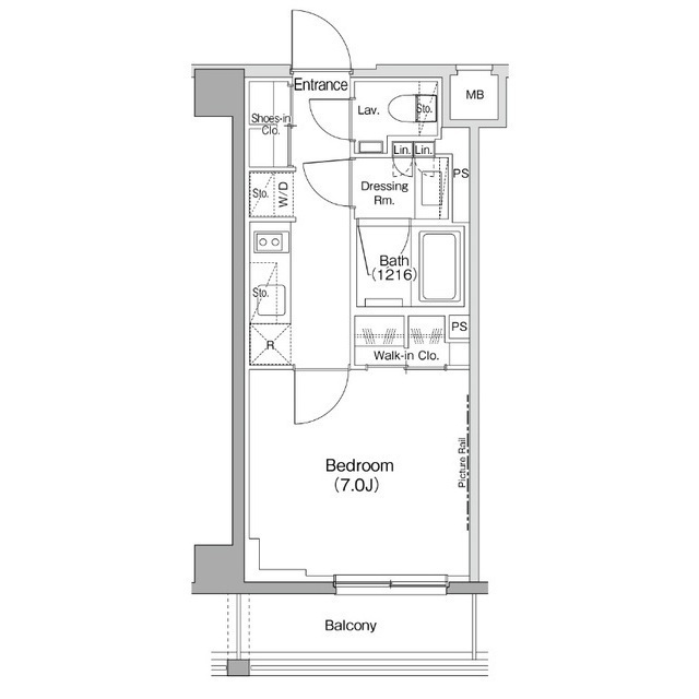 ザ・パークハビオ神泉の間取図
