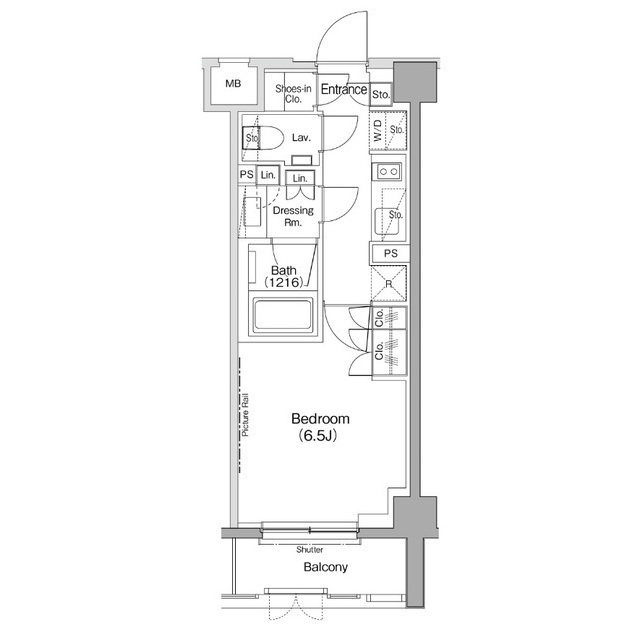 ザ・パークハビオ神泉の間取図