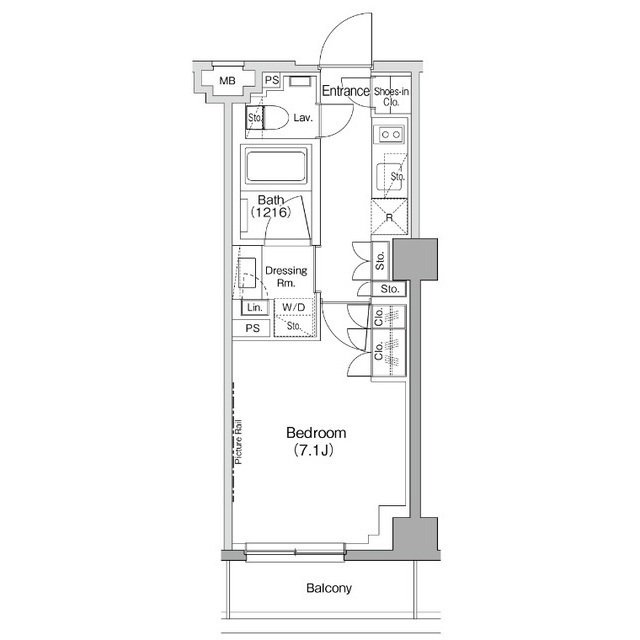 ザ・パークハビオ神泉の間取図