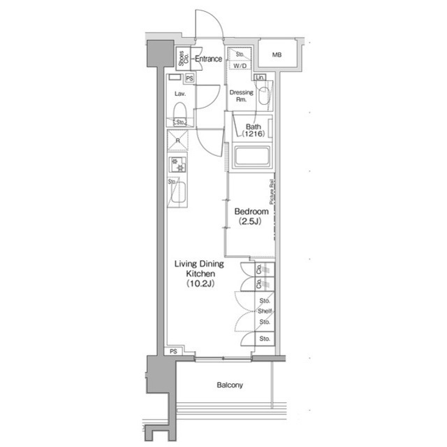 ヴェール・クレール大崎の間取図