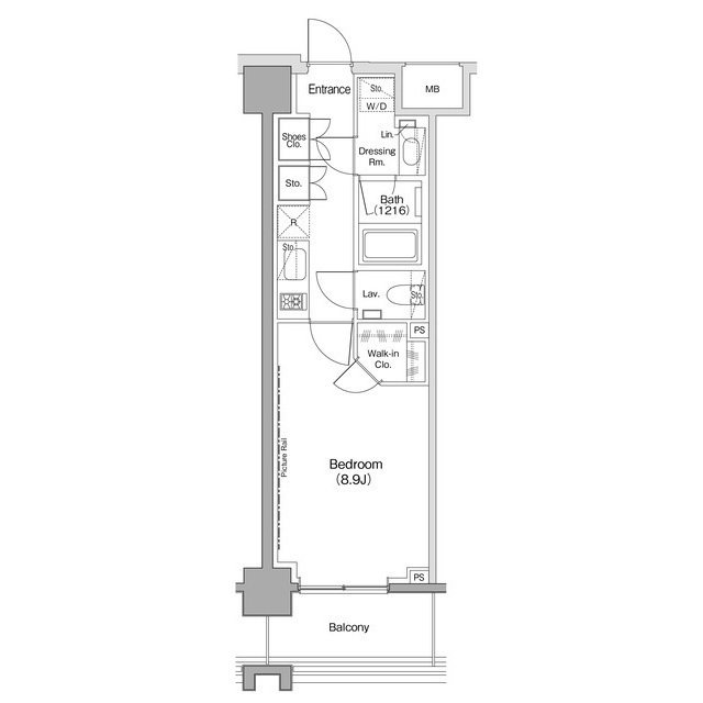 ヴェール・クレール大崎の間取図