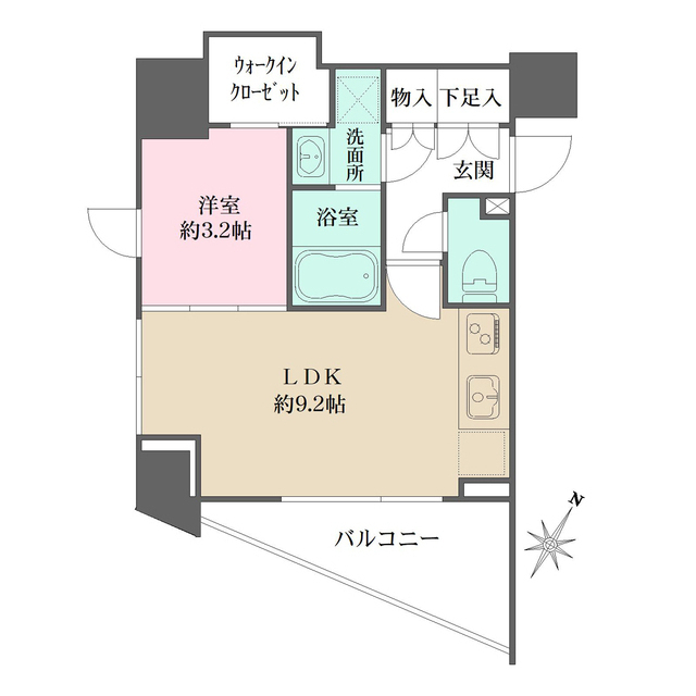 ミュプレ表参道の間取図