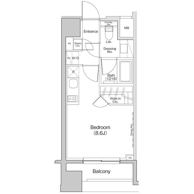 ザ・パークハビオ荏原中延プレイスの間取図