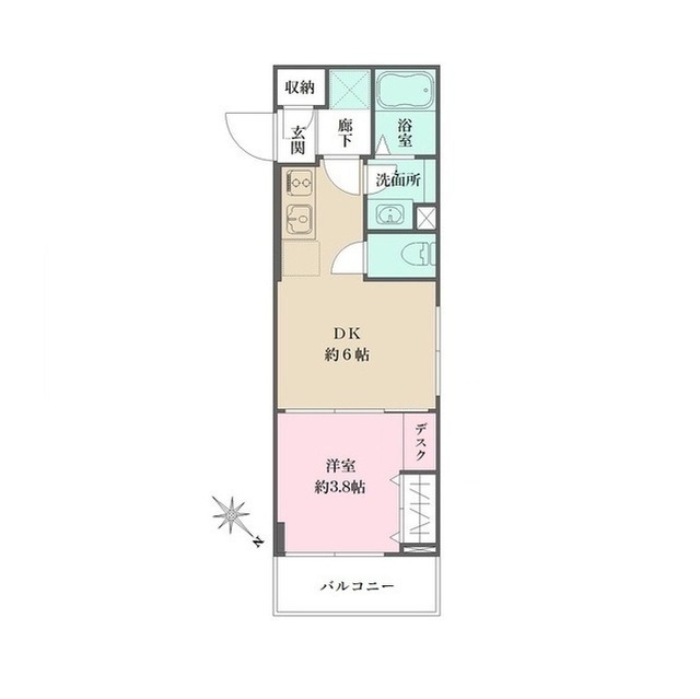 ＷＨＡＲＦ西馬込の間取図