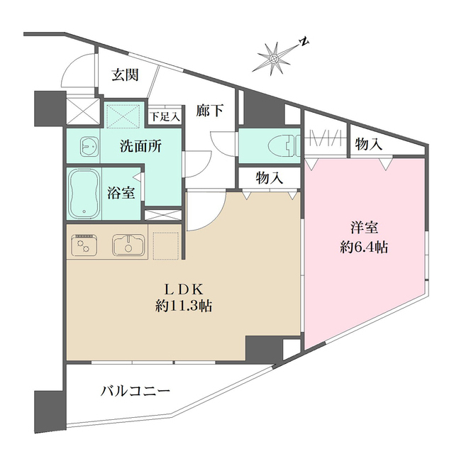 コスモリード雪が谷大塚の間取図