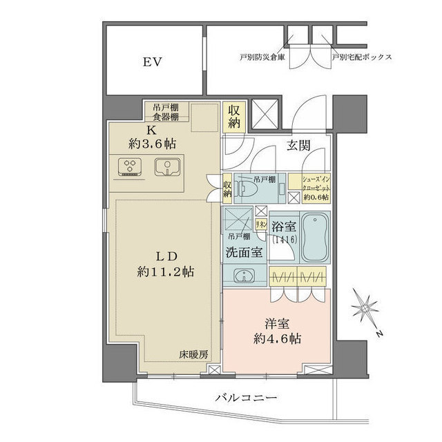 ザ・パークハウス北青山の間取図