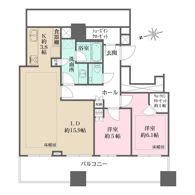 WORLD TOWER RESIDENCEの間取図