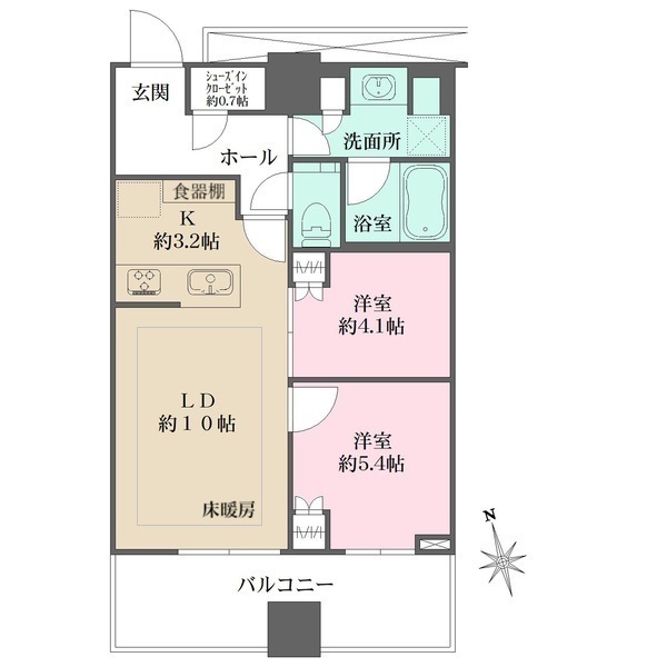 ＷＯＲＬＤ　ＴＯＷＥＲ　ＲＥＳＩＤＥＮＣＥの間取図