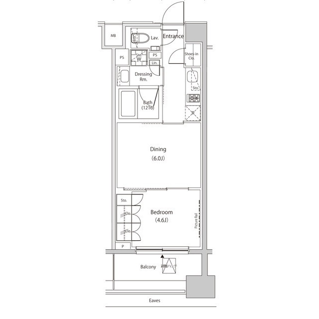 ザ・パークハビオ目黒プレイスの間取図