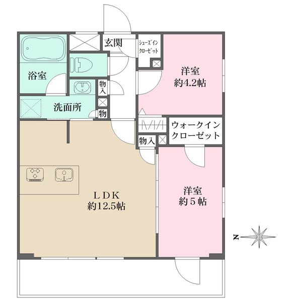 Ｌａ　Ｐｅｒｌａ　ＪｉｙｕｇａｏｋａＩＩの間取図