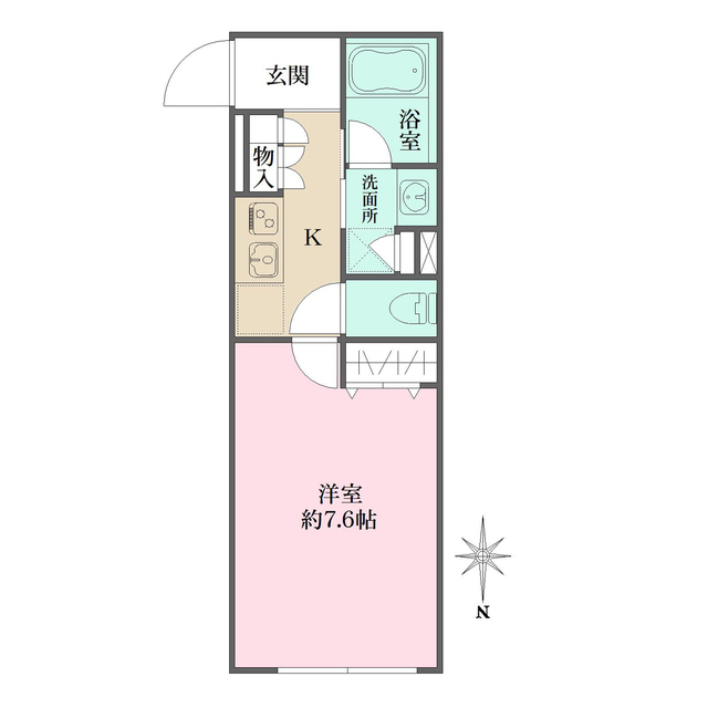 アトリオフラッツ自由が丘ｅａｓｔの間取図