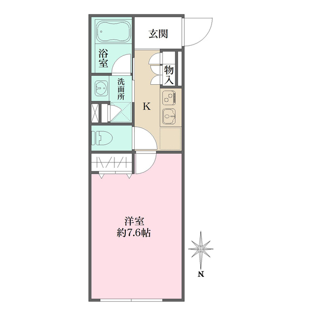 アトリオフラッツ自由が丘ｅａｓｔの間取図