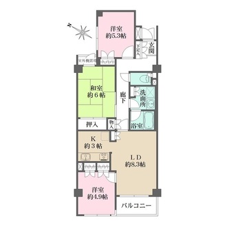 藤和シティコープ宮崎台の間取図