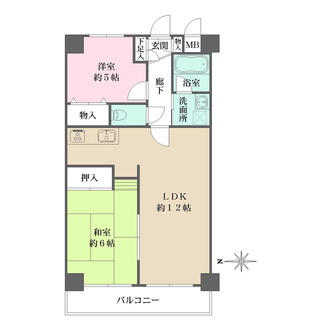 ルミエール多摩川の間取図