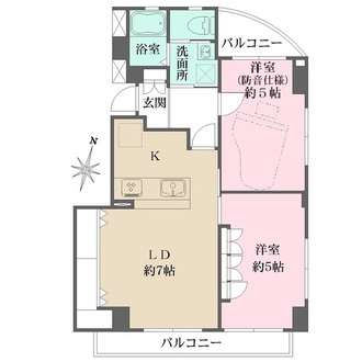 パレ・ソワサンの間取図