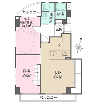 パレ・ソワサンの間取図