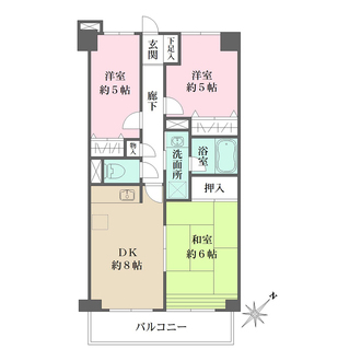 クレセントパレス東大井の間取図
