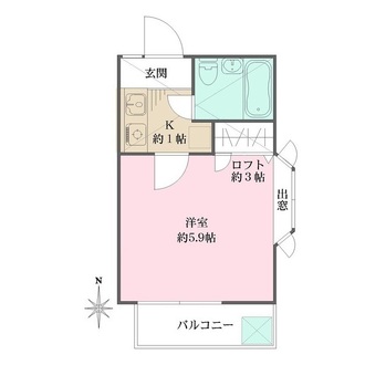 ハート・サイド和の間取図