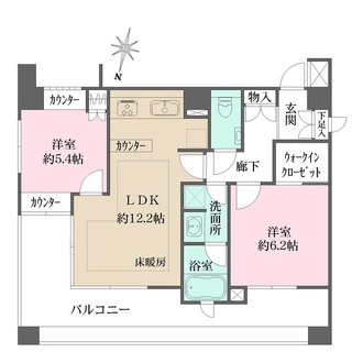 藤和高輪ホームズの間取図