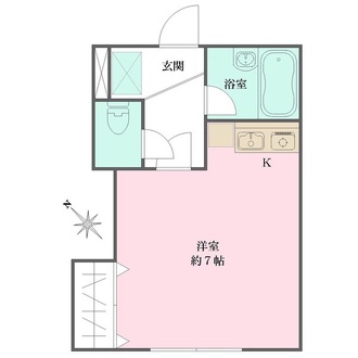 グランパークの間取図
