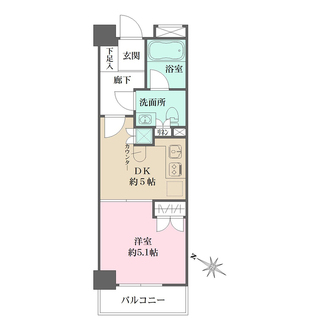 サージュ赤坂の間取図