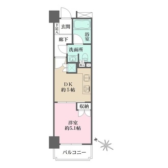 サージュ赤坂の間取図