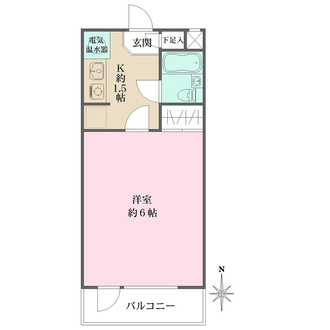 コーポ平町の間取図