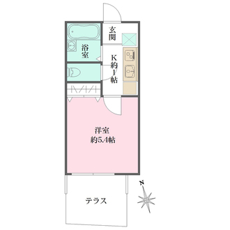 パティオ三宿の間取図