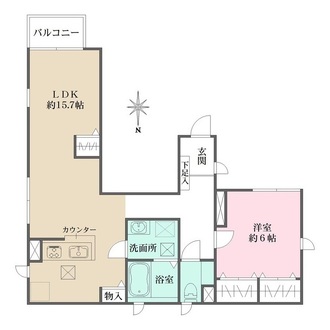 ＤＩＯ　ＫＯＭＡＺＡＷＡの間取図