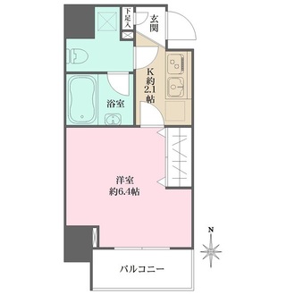 プリモ・レガーロ北品川の間取図