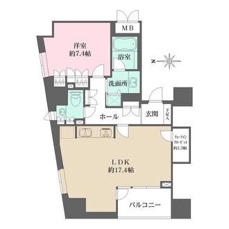 パークハウス芝タワーの間取図