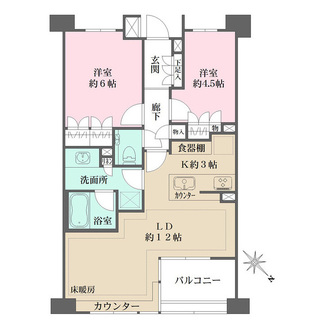 ザ・パークハウス大井町レジデンスの間取図