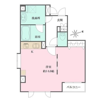 アフェア世田谷の間取図