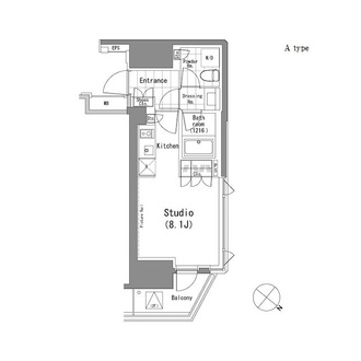 パークハビオ青山の間取図