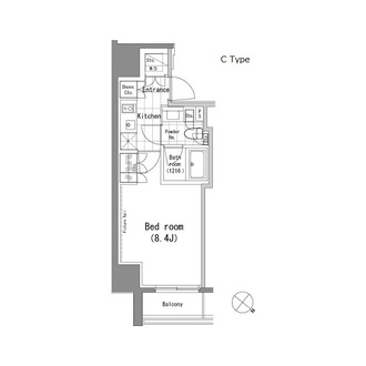 パークハビオ青山の間取図