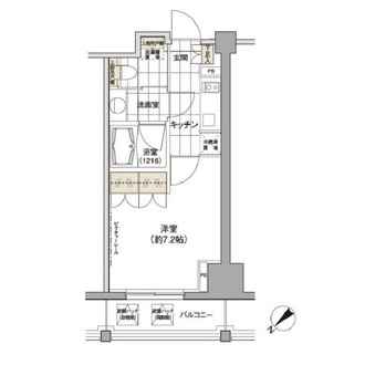 パークハビオ渋谷の間取図