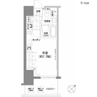 パークハビオ渋谷の間取図
