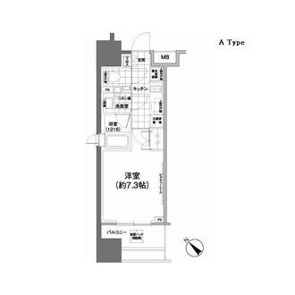 パークハビオ武蔵小山の間取図