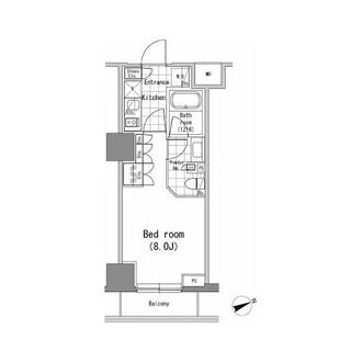 パークハビオ新橋の間取図