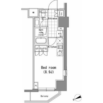 パークハビオ新橋の間取図