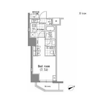 パークハビオ新橋の間取図