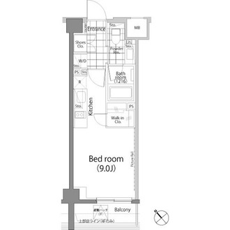 パークハビオ中目黒の間取図