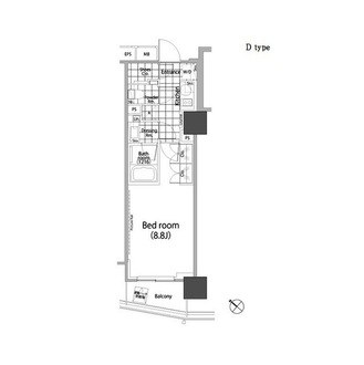 パークハビオ赤坂タワーの間取図