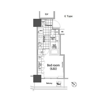 パークハビオ赤坂タワーの間取図
