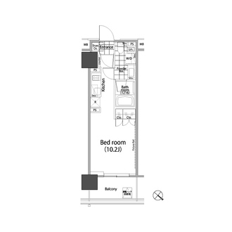 パークハビオ赤坂タワーの間取図