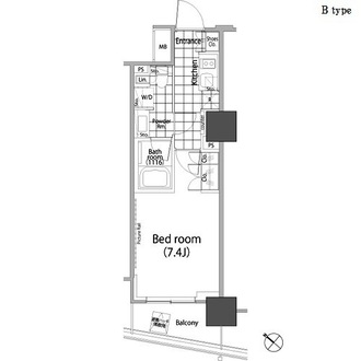 パークハビオ赤坂タワーの間取図
