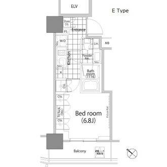 パークハビオ赤坂タワーの間取図