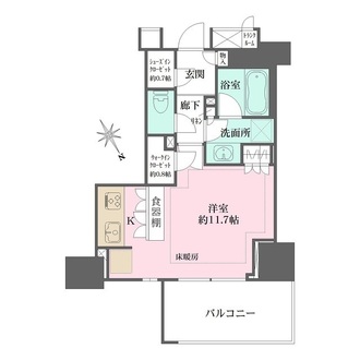 ザ・パークハウス大井町ウエストコートの間取図