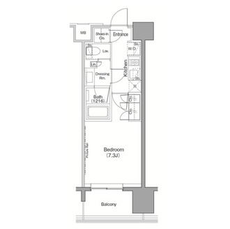 ザ・パークハビオ目黒の間取図