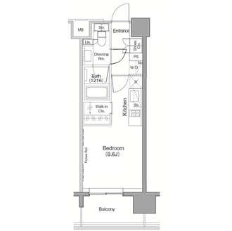 ザ・パークハビオ目黒の間取図